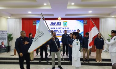 Valentino Wanma Resmi Pimpin JMSI Papua Barat, Teguh Santosa Tekankan Profesionalisme Media Siber