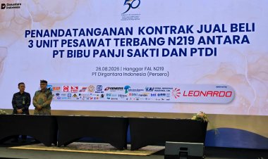 PT BIBU Teken Kontrak Tiga N219 Amfibi, Perkuat Logistik Laut Bali dan Indonesia Timur