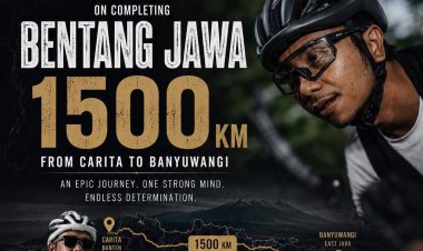 Yogi Sukma Taklukkan Bentang Jawa 1.500 Km dalam 6,5 Hari
