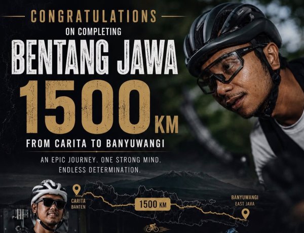 Yogi Sukma Taklukkan Bentang Jawa 1.500 Km dalam 6,5 Hari