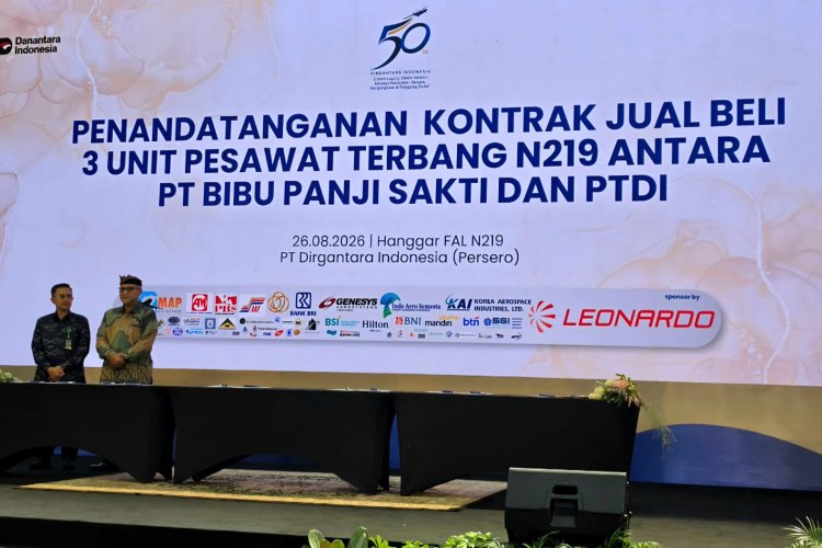 PT BIBU Teken Kontrak Tiga N219 Amfibi, Perkuat Logistik Laut Bali dan Indonesia Timur