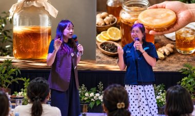 FKIK Warmadewa Edukasi Anti Aging dan Kesehatan Usus, Peserta Praktik Bikin Yoghurt dan Kombucha