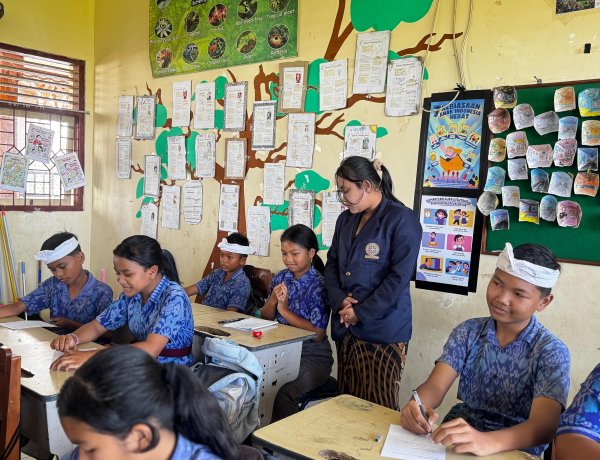 BTID dan Unud Buka Magang Mengajar, 11 Mahasiswa Perkuat Pendidikan SDN Serangan