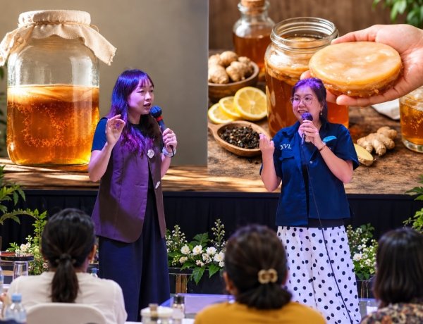 FKIK Warmadewa Edukasi Anti Aging dan Kesehatan Usus, Peserta Praktik Bikin Yoghurt dan Kombucha
