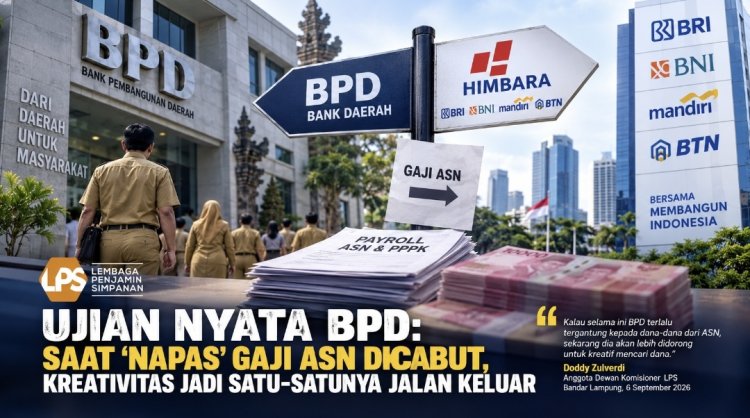 Gaji ASN ke Himbara Jadi Ujian BPD, LPS Dorong Bank Daerah Lebih Kreatif